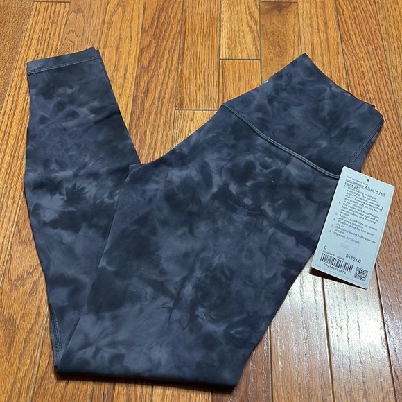 NWT lululemon align HR pant 28” diamond dye pitch grey graphite grey - Picture 8 of 13